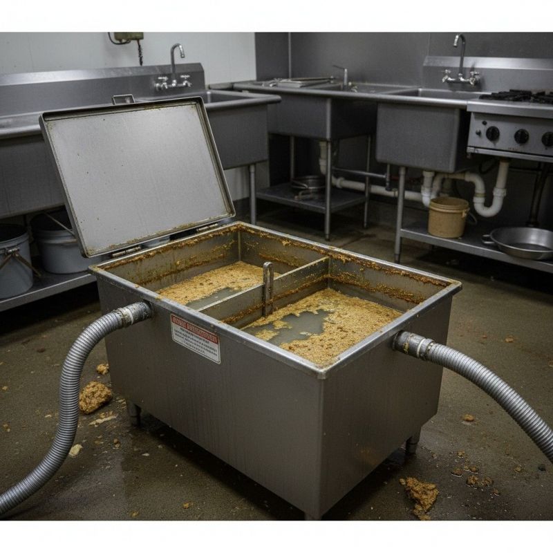 Grease Trap Installation detail