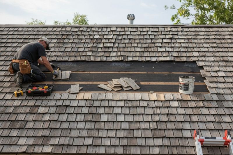 Shake Roof Replacement
